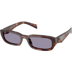Prada PRB06S 15W03N Ανδρικά Γυαλιά Ηλίου Ορθογώνια Κοκάλινα Ταρταρούγα με Μαύρο Φακό