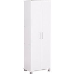 HomeMarkt Παπουτσοθήκη Ξύλινη Cluse Λευκή M60xΠ36.5xY186.5cm HM2403.03