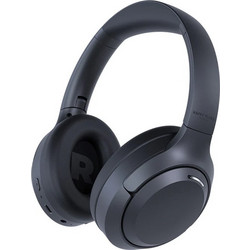 Happy Plugs Play Lite Ασύρματα Bluetooth Ακουστικά Over Ear με Noise Cancelling Μαύρα