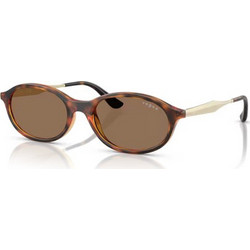 Vogue VO5625S W65673 Γυαλιά Ηλίου Στρογγυλά Ταρταρούγα Χρυσό με Καφέ Φακό