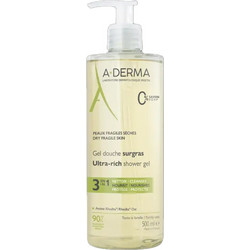 A-Derma Ultra Rich Αφρόλουτρο σε Gel για Ξηρό Δέρμα Pump 500ml