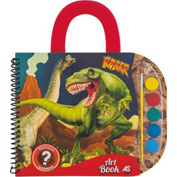 AS Company Dinosaurs And Monster Trucks Σετ Ζωγραφικής με Βαλιτσάκι 31x27x2cm 17τμχ 1023-69004
