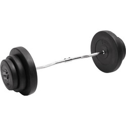 vidaXL 3145018 Στραβόμπαρα Σετ με Βάρη 60kg Φ25mm 120cm με Βιδωτά Κολάρα