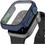 AHAstyle WG115 Πλαστική Θήκη Tempered Glass για Apple Watch 7 / 8 / 9 45mm Μπλε