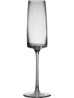 Espiel Ποτήρι Σαμπάνιας Γυάλινo Κολωνάτο Dizzy Flute 250ml LEG240K4