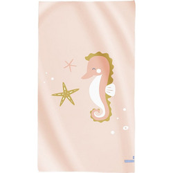 Saro Seahorse Παιδική Πετσέτα Θαλάσσης Microfiber Ροζ 90x160cm 64303