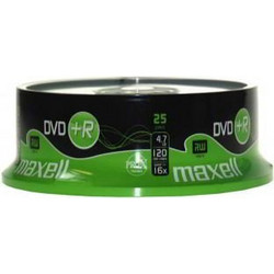 Maxell 275525 Εγγράψιμα DVD+R 16x 4.7GB Cake Box 25τμχ