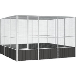 vidaXL Κλουβί Πτηνών Ανθρακί 324.5x302.5x211.5cm 171550
