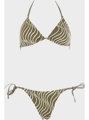 Gsecret Bikini Set Τριγωνάκι Χακί MB3009-33007