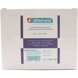 Alfashield Επίδεσμος 10cm x 5m 20τμχ