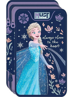 Must Disney Frozen Always Close to the Heart Κασετίνα Γεμάτη με 2 Θήκες Navy Μπλε 565021