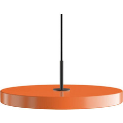 Umage Asteria Plus Medium Κρεμαστό Φωτιστικό Οροφής Μονόφωτο LED με Θερμό Λευκό Φως Μαύρο 2569C4173
