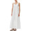 Michael Kors Maxi Καλοκαιρινό Καθημερινό Φόρεμα Λευκό MS582WLF4C-100