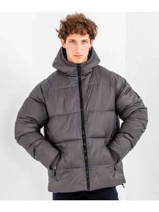 DC Ανδρικό Μπουφάν Χειμωνιάτικο Puffer Ανθρακί ADYJK03194
