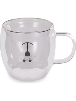 Lamart Vaso Bear Σετ Κούπες Γυάλινες Διαφανείς 250ml 2τμχ