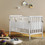 Pali Flippy Κούνια για Στρώμα 60x120cm Λευκή