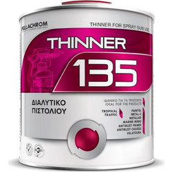 Pellachrom Thinner 135 Διαλυτικό Για Πιστόλι 0.375lt
