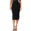 Guess Μίντι Φούστα Υφασμάτινη Ψηλόμεση Pencil Μαύρη W5GD93WGMR2-JBLK