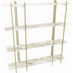 Hanah Home Moss Βιβλιοθήκη 160x29.6x180cm 875ZNA4549
