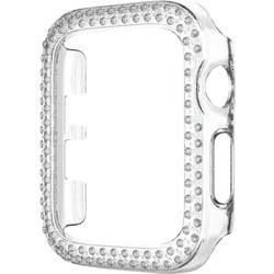 Sonique Luxury Diamond Πλαστική Θήκη για Apple Watch 1 / 2 / 3 38mm Διαφανής