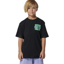 Body Action Παιδικό T-Shirt Κοντομάνικο Μαύρο Τιρκουάζ 054505-01