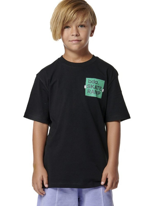 Body Action Παιδικό T-Shirt Κοντομάνικο Μαύρο Τιρκουάζ 054505-01
