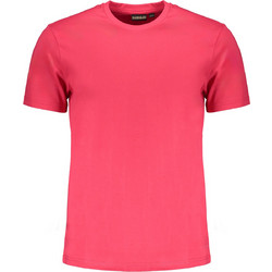 Napapijri Salis Ανδρικό Αθλητικό T-Shirt Φούξια NP0A4H8D-R25