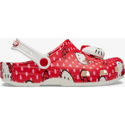 Crocs Hello Kitty Παιδικά Παπούτσια Θαλάσσης για Κορίτσι Κόκκινα Λευκά 210575-90H