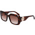 Longchamp LO753S 242 Γυναικεία Γυαλιά Ηλίου Τετράγωνα Κοκάλινα Ταρταρούγα Degradee Φακό
