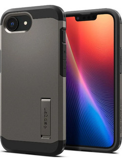 Spigen Tough Armor AI MagFit Back Cover Gray (iPhone 16e)