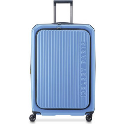 Delsey Securitime 217382432 Βαλίτσα Μεγάλη 76.5x50x32.5cm με 4 Ρόδες Γαλάζια