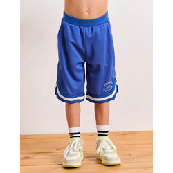 BodyTalk Παιδική Βερμούδα Υφασμάτινη Royal Blue Λευκή 1251-756204-00448
