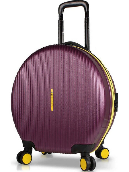 My Valise 853MYV5825 Βαλίτσα Καμπίνας 53x43x27cm με 4 Ρόδες Μωβ
