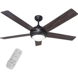 Life Etesian 2 221-0448 Ανεμιστήρας Οροφής 132cm 30W με Φως & Τηλεχειριστήριο Καφέ