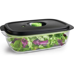 FoodSaver Δοχείο Φαγητού Πλαστικό 2.3lt Διαφανές Μαύρο