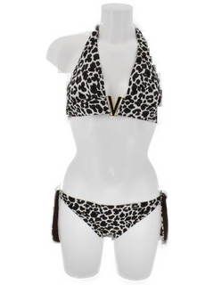 Valery Bikini Set Τριγωνάκι Animal Print Μαύρο B81-LPR