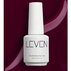 Leven 386 Dark Ruby Ημιμόνιμο Βερνίκι Νυχιών 15ml