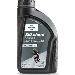 Fuchs Silkolene Scoot 2 Ημισυνθετικό Λάδι Μηχανής 2T 1lt