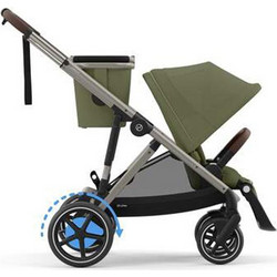 Cybex e-Gazelle Καρότσι για Δίδυμα TPE Moss Green