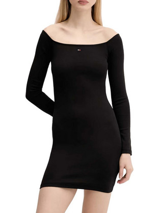 Tommy Jeans Mini Καθημερινό Φόρεμα Μαύρο DW0DW20870-BDS
