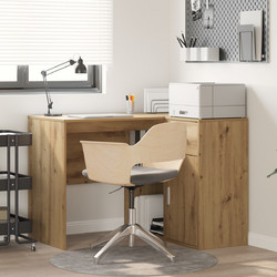 vidaXL Γωνιακό Γραφείο Ξύλινο 102x88x75cm 3337280