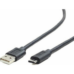 Gembird USB-A to USB-C 3m Black CCP-USB2-AMCM-10