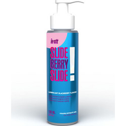 Intt Slide Berry Slide! Λιπαντικό Gel Νερού Κόλπου Πρωκτού & Μασάζ 100ml