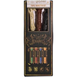 Blue Sky Harry Potter - Triple Wand HP712725 Σετ Στυλό Διαρκείας 0.7mm Μαύρο 3τμχ