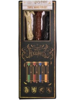 Blue Sky Harry Potter - Triple Wand HP712725 Σετ Στυλό Διαρκείας 0.7mm Μαύρο 3τμχ