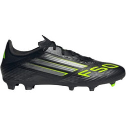 Adidas F50 League FG/MG JI0007 Ποδοσφαιρικά Παπούτσια με Τάπες Μαύρα Lime