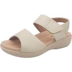 Piccadilly Γυναικεία Σανδάλια Suede Ανατομικά Εκρού 239016-22