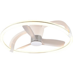 Reality Stockholm R64262131 Ανεμιστήρας Οροφής 73cm με Φως & Τηλεχειριστήριο Λευκός