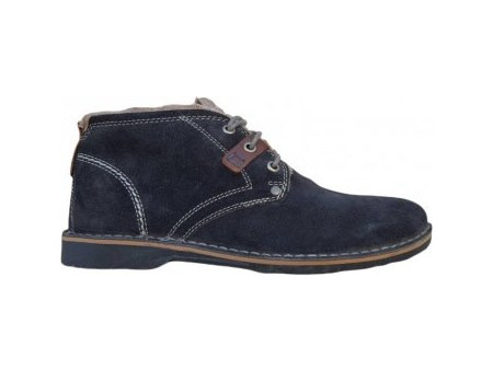 Canguro Ανδρικά Μποτάκια Suede Navy Μπλε P005-303-NAVY