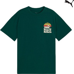 Puma Παιδικό T-Shirt Κοντομάνικο Κυπαρισσί 685153-60